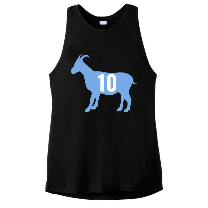 Soccer Goat 10 Argentina Ladies Tri-Blend Wicking Tank