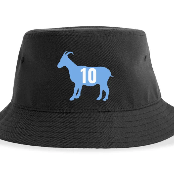 Soccer Goat 10 Argentina Sustainable Bucket Hat