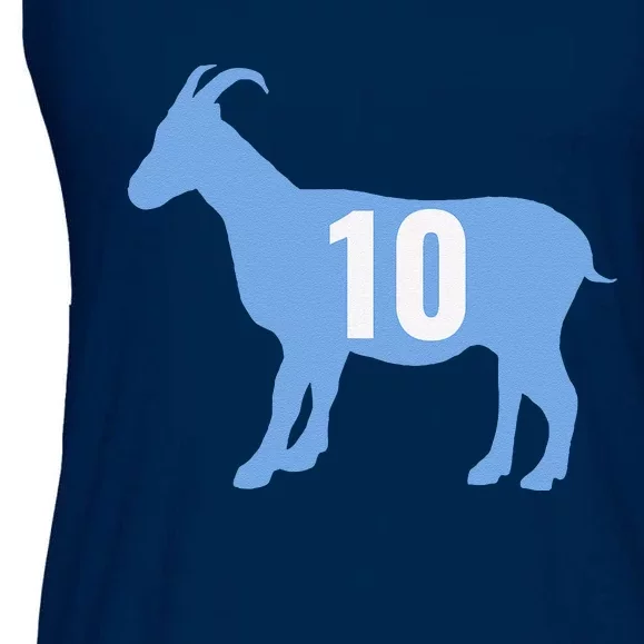 Soccer Goat 10 Argentina Ladies Essential Flowy Tank