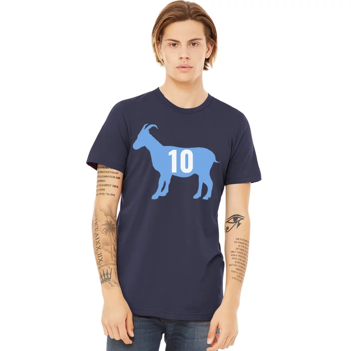 Soccer Goat 10 Argentina Premium T-Shirt