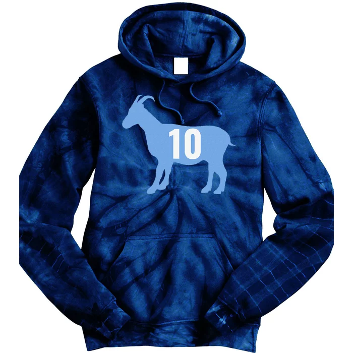 Soccer Goat 10 Argentina Tie Dye Hoodie