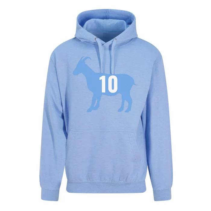 Soccer Goat 10 Argentina Unisex Surf Hoodie