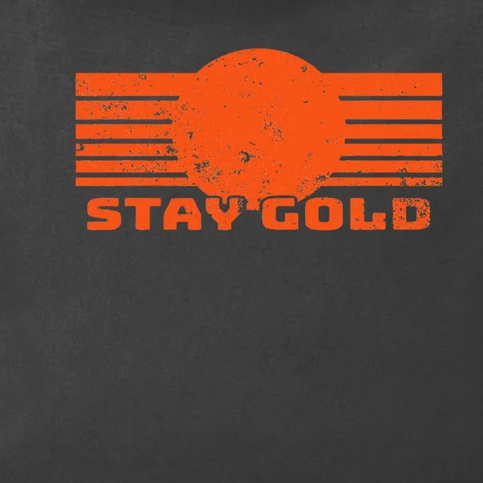 Stay Gold 1980s Outsiders Zip Tote Bag