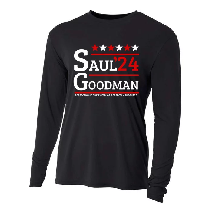 Saul Goodman 24 Perfection Is The Enemy Of Perfectly Adequate Cooling Performance Long Sleeve Crew