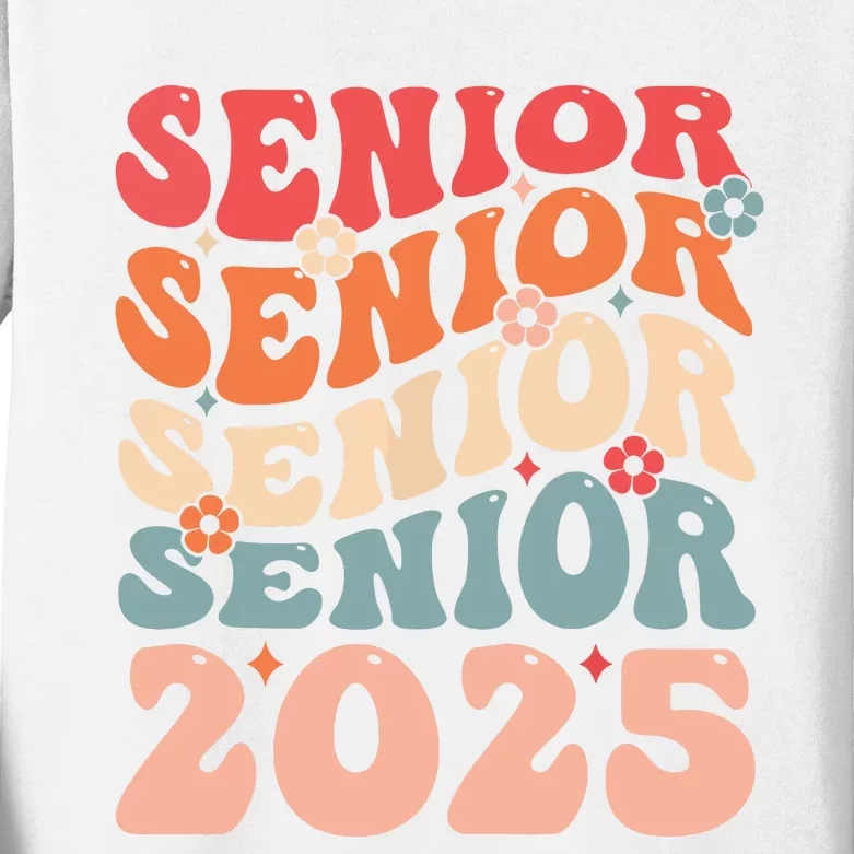 Seniors Graduation 2025 Kids Long Sleeve Shirt