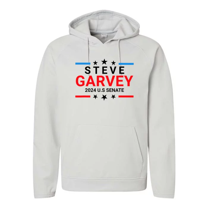 Steve Garvey 2024 For Us Senate California Ca Performance Fleece Hoodie