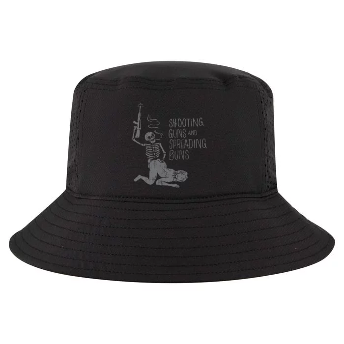 Shooting Guns And Spreading Buns Tees Cool Comfort Performance Bucket Hat