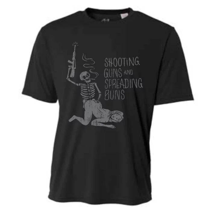 Shooting Guns And Spreading Buns Tees Cooling Performance Crew T-Shirt