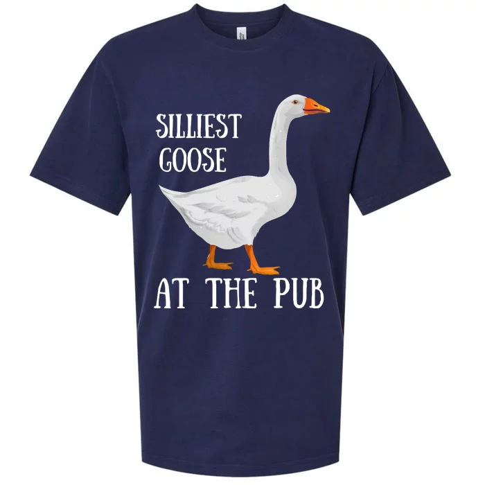 Silliest Goose At The Pub St. Patrick’s Day Sueded Cloud Jersey T-Shirt