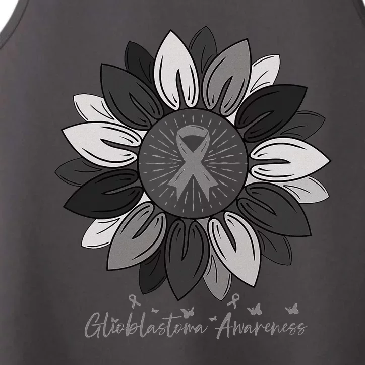 Sunflower Glioblastoma Awareness Month Performance Tank