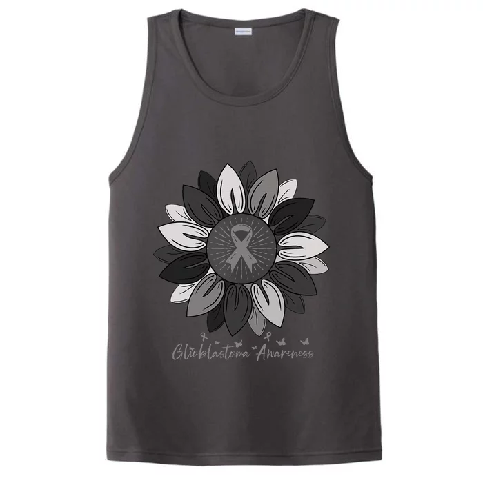 Sunflower Glioblastoma Awareness Month Performance Tank