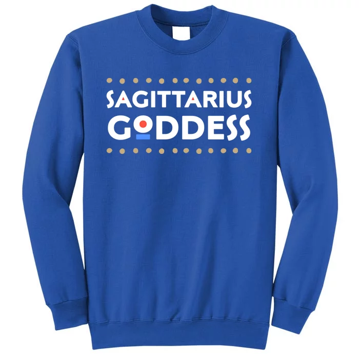 Sagittarius Goddess African American Black Melanin Funny Gift Tall Sweatshirt