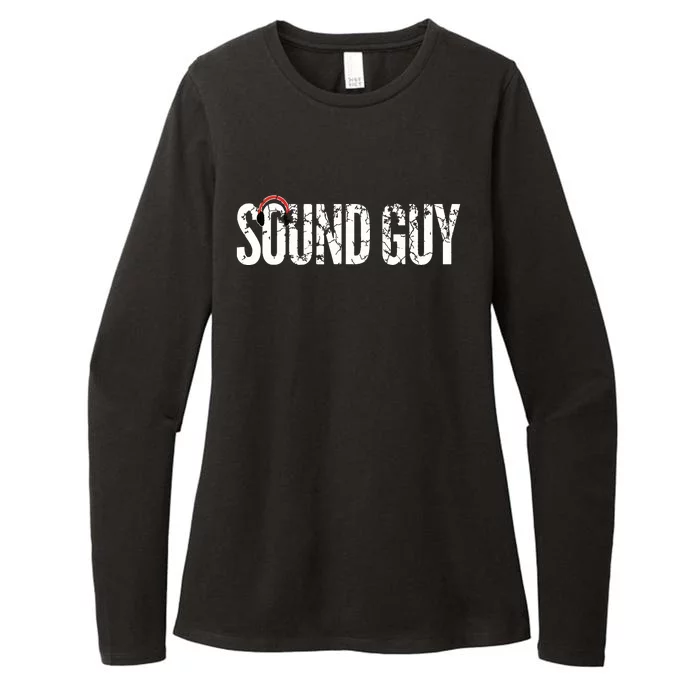 SOUND GUY Audio Engineer Shirts Music Fathers Day Gift Womens CVC Long Sleeve Shirt