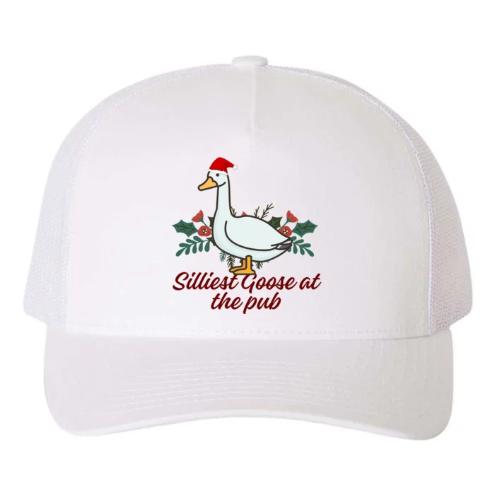 Silliest Goose At The Pub Merry Christmas Yupoong Adult 5-Panel Trucker Hat