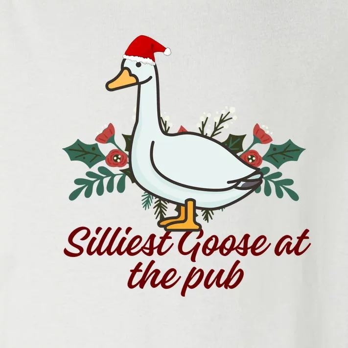 Silliest Goose At The Pub Merry Christmas Toddler Long Sleeve Shirt