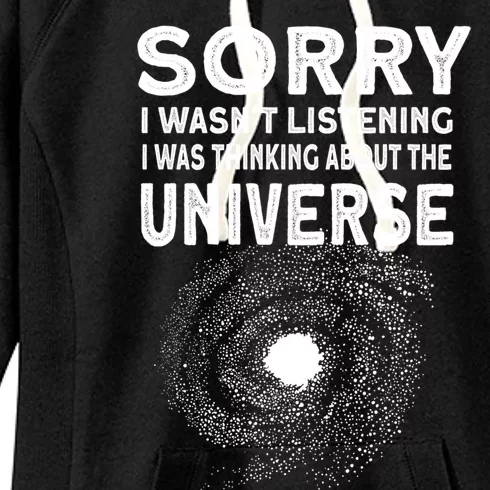 Space Galaxy Astronomy Astrology Gift Women's Fleece Hoodie