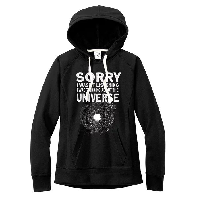 Space Galaxy Astronomy Astrology Gift Women's Fleece Hoodie