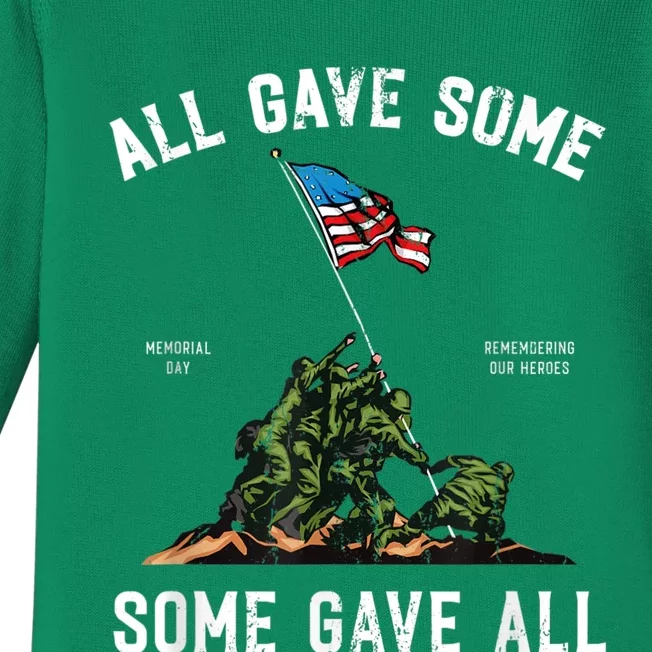 Some Gave All, Memorial Day Baby Long Sleeve Bodysuit