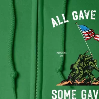 Some Gave All, Memorial Day Full Zip Hoodie