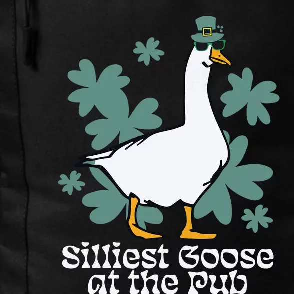 Silliest Goose At The Pub Funny Shamrock St Patricks Day Daily Commute Backpack