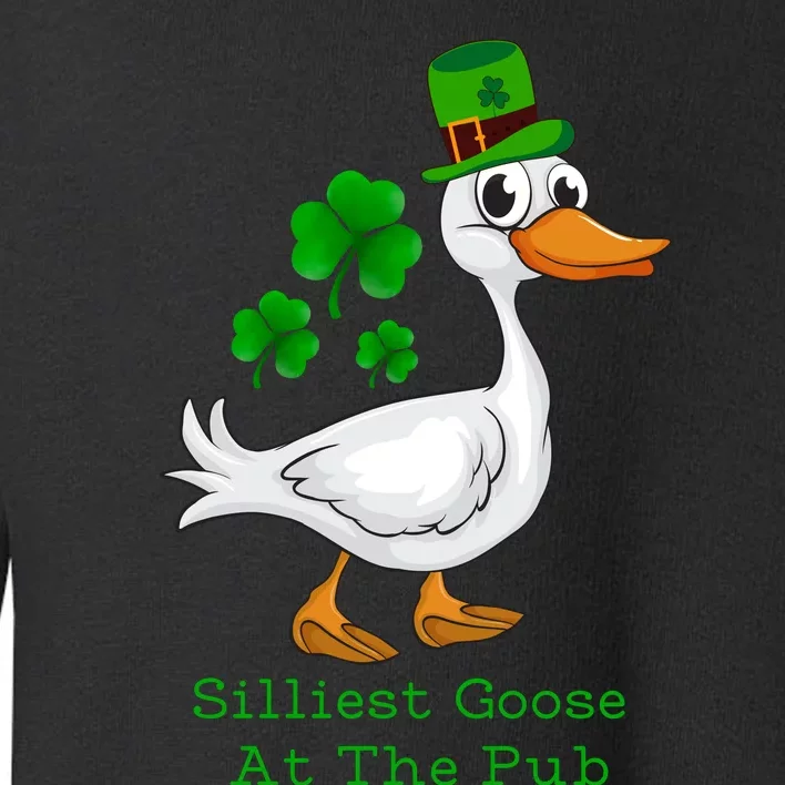 Silliest Goose At The Pub St. Patrick’s Day Toddler Sweatshirt