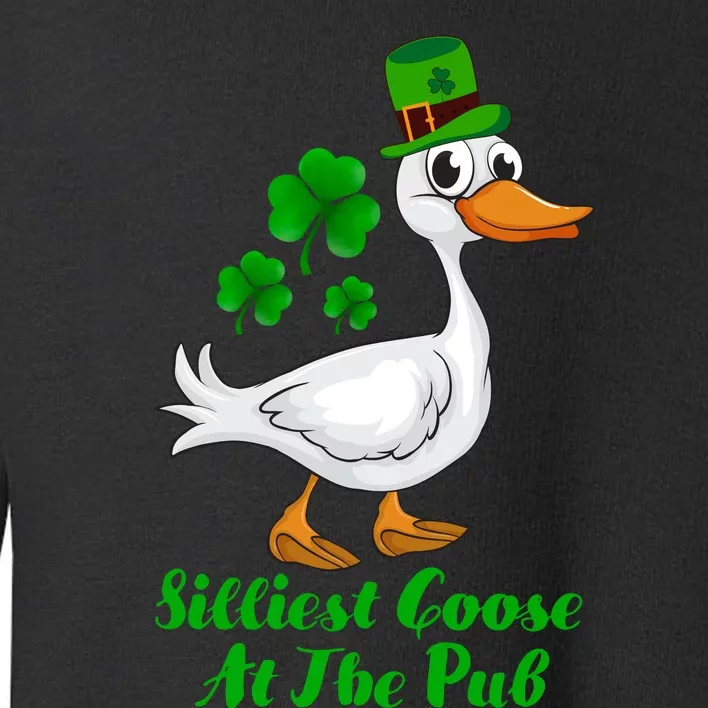 Silliest Goose At The Pub St. Patrick’s Day Toddler Sweatshirt