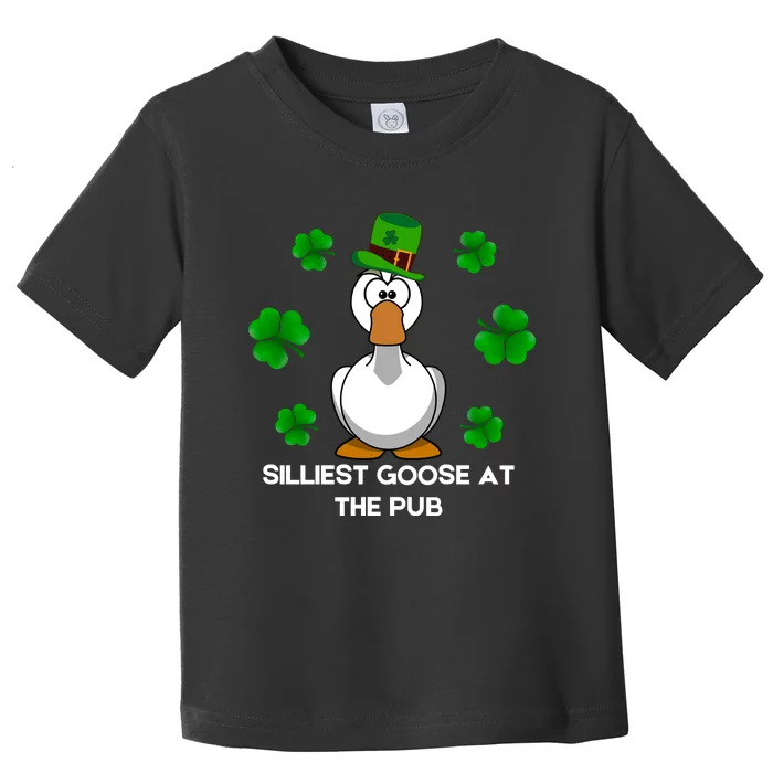 Silliest Goose At The Pub St. Patrick’s Day Toddler T-Shirt