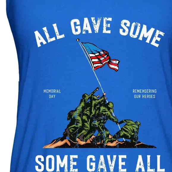 Some Gave All Memorial Day Ladies Essential Flowy Tank