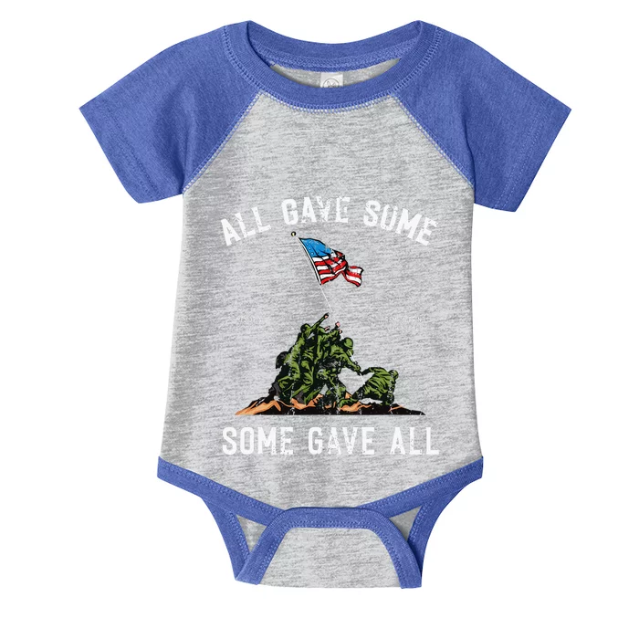 Some Gave All Memorial Day Infant Baby Jersey Bodysuit