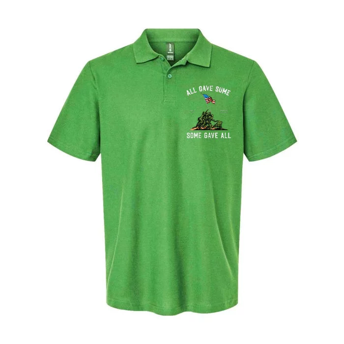 Some Gave All Memorial Day Softstyle Adult Sport Polo