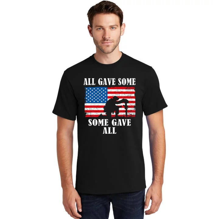 Some Gave All Memorial Veterans Day Partiotic Usa Tall T-Shirt