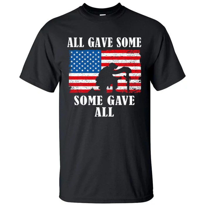 Some Gave All Memorial Veterans Day Partiotic Usa Tall T-Shirt