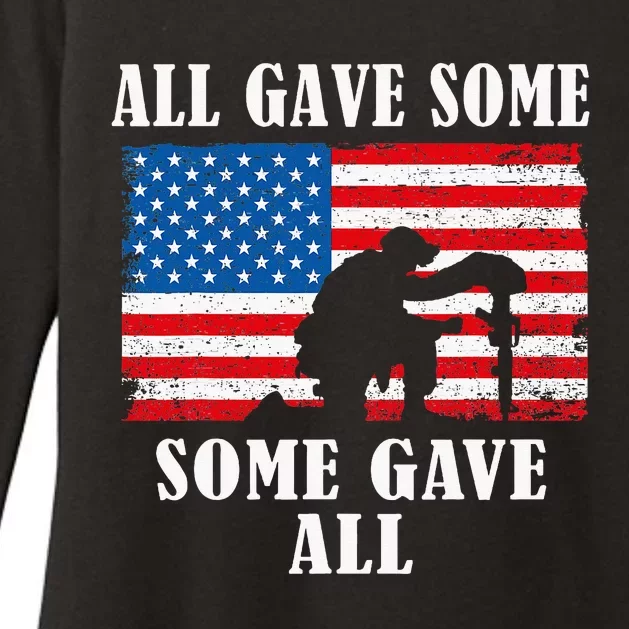 Some Gave All Memorial Veterans Day Partiotic Usa Womens CVC Long Sleeve Shirt