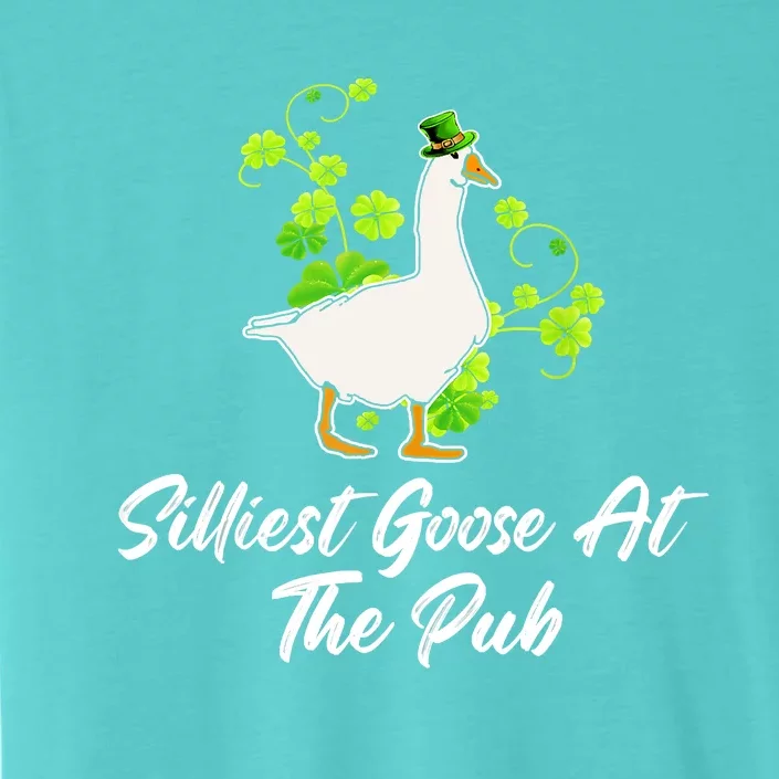 Silliest Goose At The Pub St Patricks Day Funny ChromaSoft Performance T-Shirt