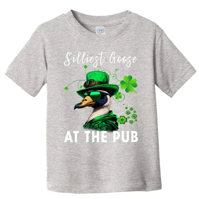 Silliest Goose At The Pub St. Patrick’s Day Toddler T-Shirt