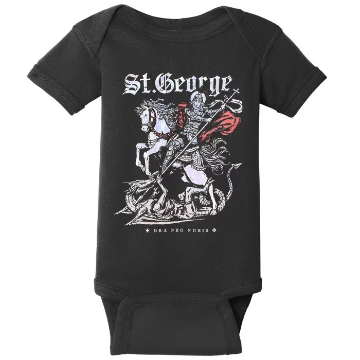 St. George And The Dragon Baby Bodysuit