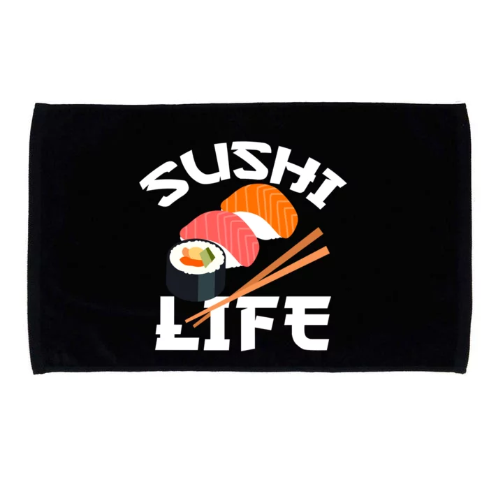 Sushi Gift Anime Sushi Life Japanese Food Lover Gift Microfiber Hand Towel