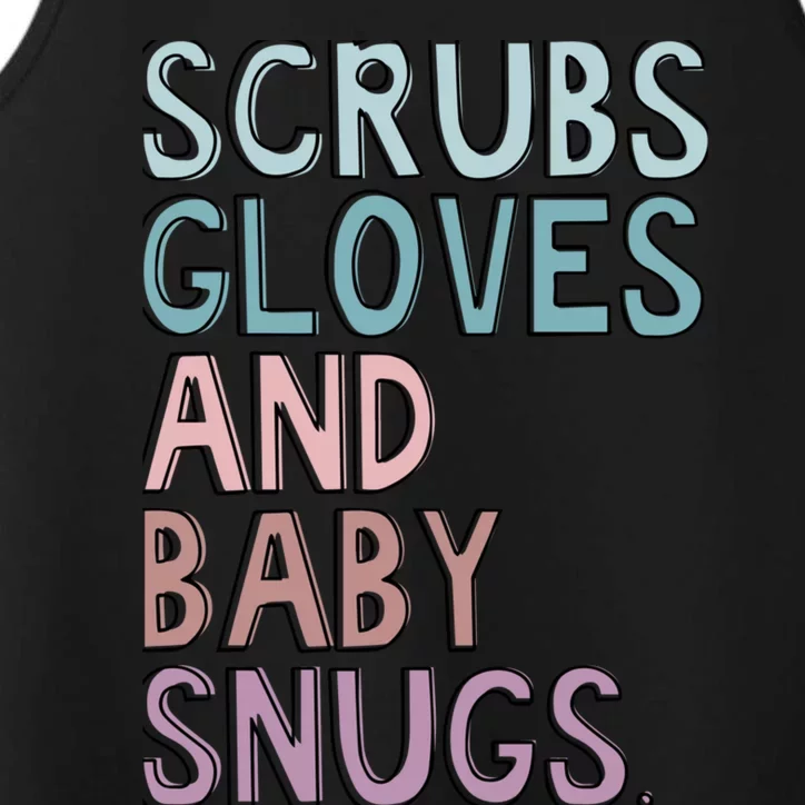 Scrubs Gloves And Baby Snugs Performance Tank