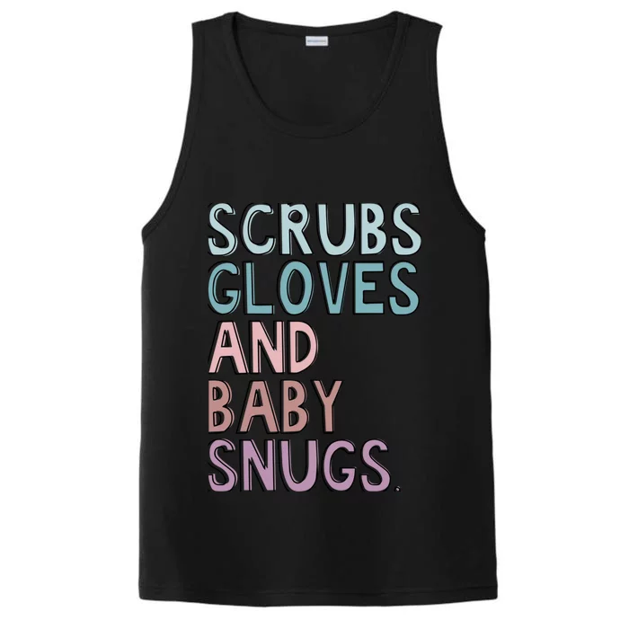 Scrubs Gloves And Baby Snugs Performance Tank