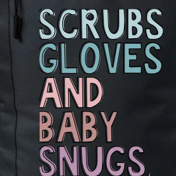 Scrubs Gloves And Baby Snugs Daily Commute Backpack