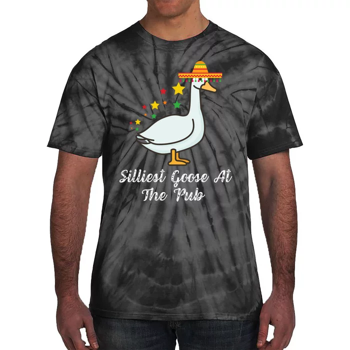 Silliest Goose At The Pub Funny Cinco De Mayo Tie-Dye T-Shirt