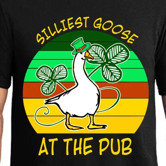 Silliest Goose At The Pub Pajama Set