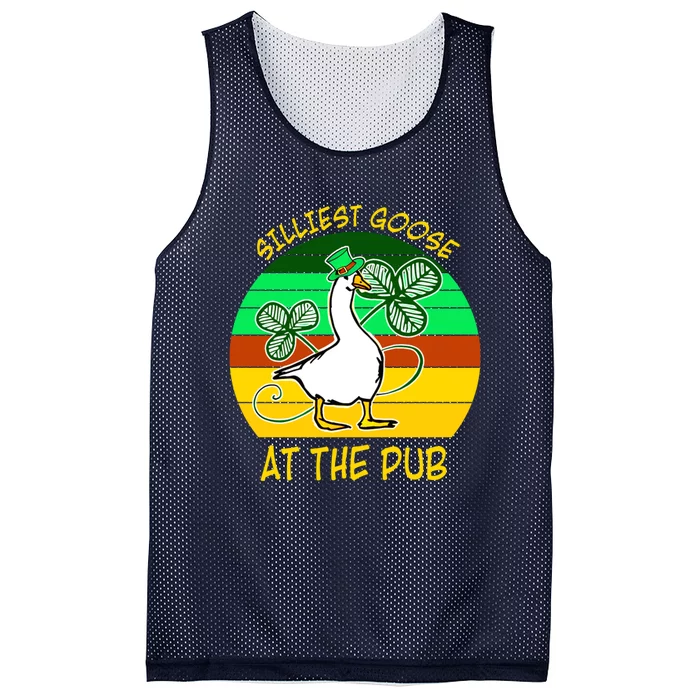 Silliest Goose At The Pub Mesh Reversible Basketball Jersey Tank