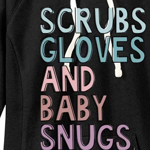 Scrubs Gloves And Baby Snugs Women's Fleece Hoodie