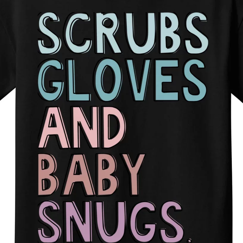 Scrubs Gloves And Baby Snugs Kids T-Shirt