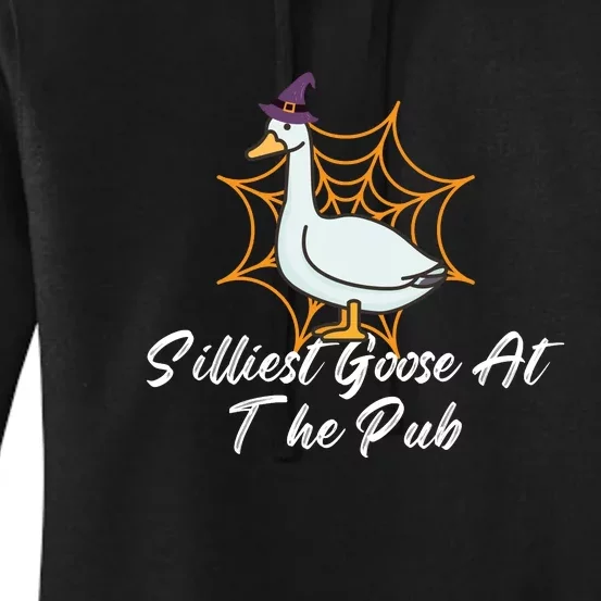 Silliest Goose At The Pub Halloween Women's Pullover Hoodie