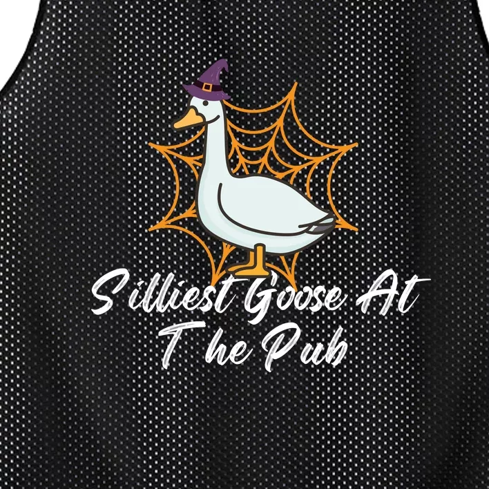 Silliest Goose At The Pub Halloween Mesh Reversible Basketball Jersey Tank