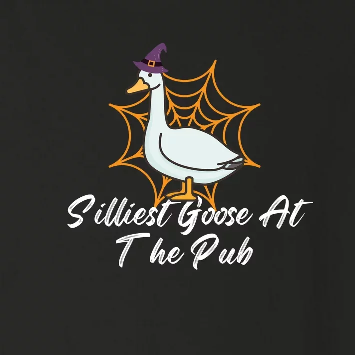 Silliest Goose At The Pub Halloween Toddler Long Sleeve Shirt