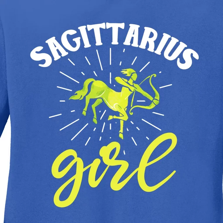 Sagittarius Gift Astrology Horoscope Zodiac Sign Gift Ladies Long Sleeve Shirt