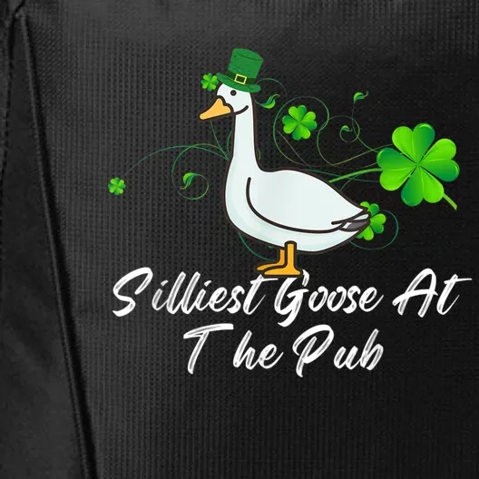 Silliest Goose At The Pub St. Patrick’s Day City Backpack